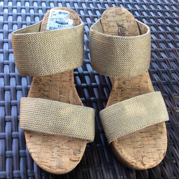 LUCKY BRAND MAGNOLIA CORK WEDGES - Picture 2 of 8